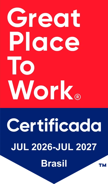 Selo Great Place to Work Certificada, Brasil, jul/2026 a jul/2027